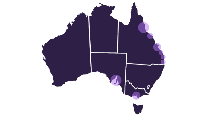 Endeavour Foundation and Inclusive Employment Australia Locations
