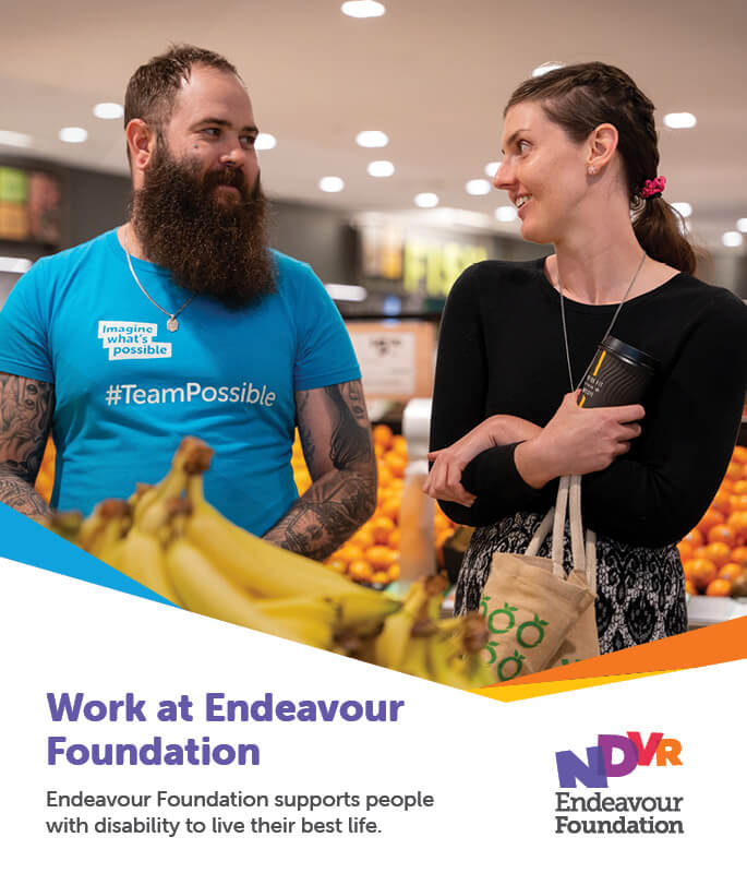 QRIC and the Endeavour Foundation have teamed up to provide jobs for people  with disabilities