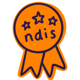 EndeavourIcons-NEG-Orange_NDIS-Badge