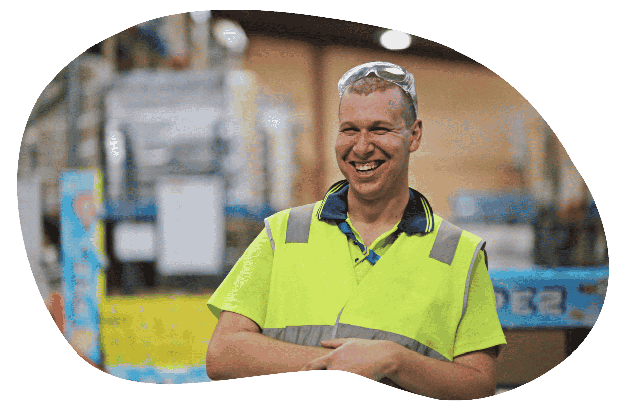 Happy-employee-laughing-at-work
