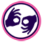 L and L Hub Activity Icons_RGB_Pink_Auslan_Positive
