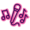 L and L Hub Activity Icons_RGB_Pink_Live Music 01_Positive