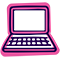 L and L Hub Activity Icons_RGB_Pink_Technology Session_Positive