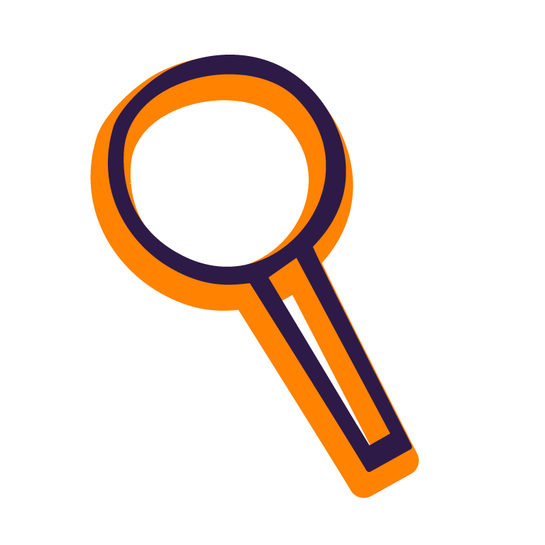 EndeavourIcons-Orange_MagnifyingGlass