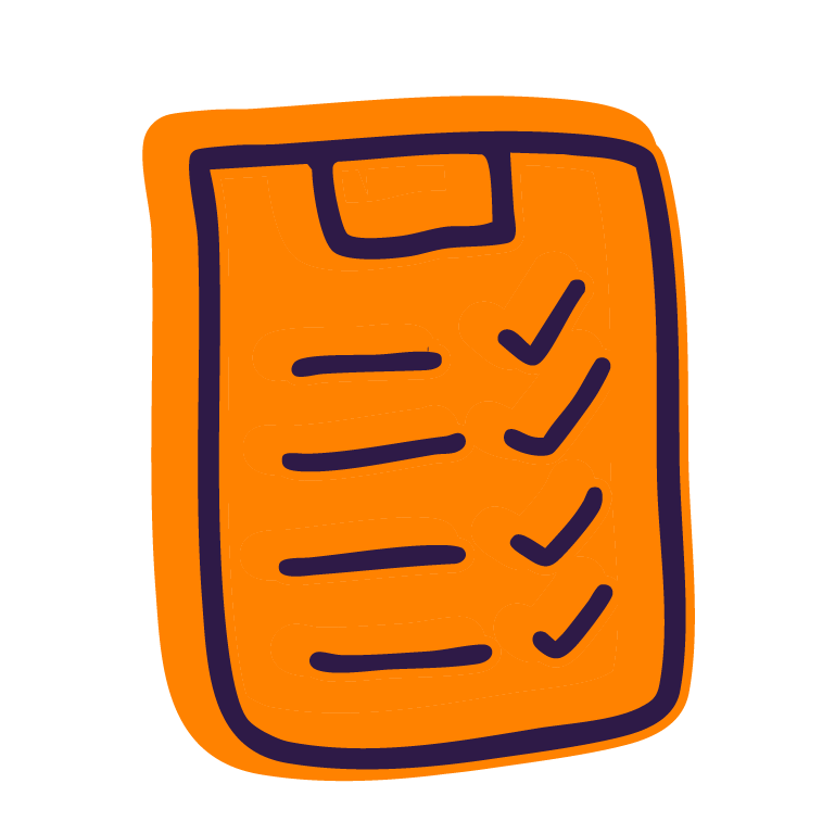 EndeavourIcons-NEG-Orange_Checklist